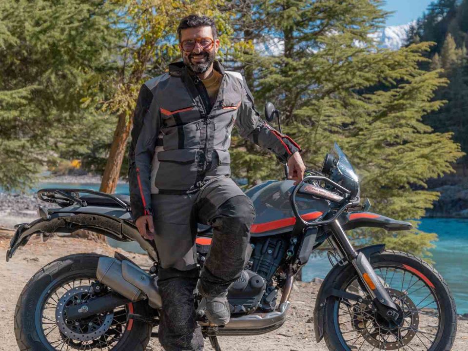 Siddhartha Lal, chefo da Royal Enfield, com a nova Himalayan 450